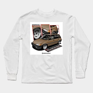 Brand logo bosozoku civic wagon Long Sleeve T-Shirt